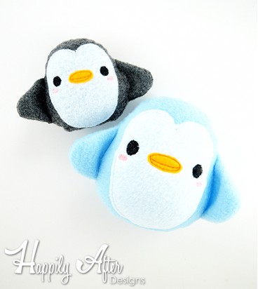 Penguin Stuffie Embroidery Design
