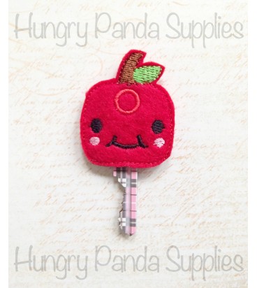 Apple Key Cover Embroidery Design