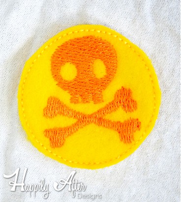 Pirate Coin Embroidery Design