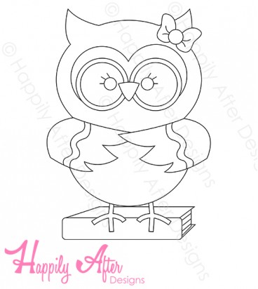 Girly Geek Owl Hand Embroidery Pattern