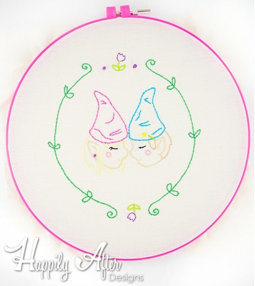 Garden Gnomes Hand Embroidery Patterns