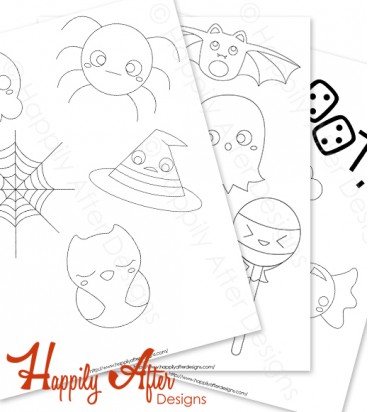 Halloween Hand Embroidery Patterns