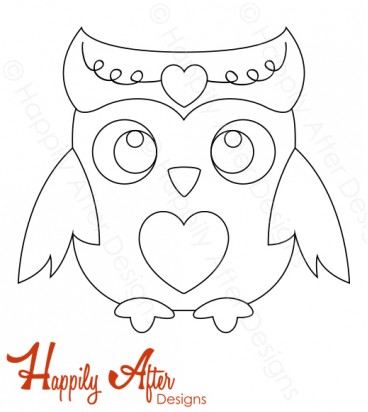 Owl Hand Embroidery Pattern