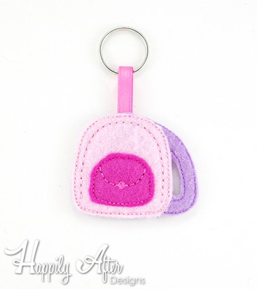 Backpack Keychain Embroidery Design