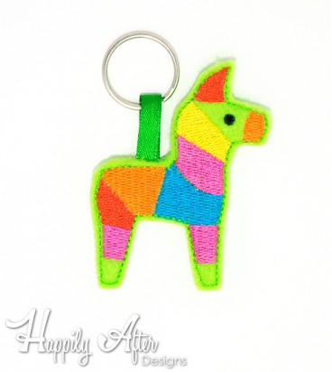 Piñata Keychain Embroidery Design 