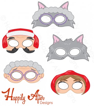 Little Red Riding Hood Printable Masks