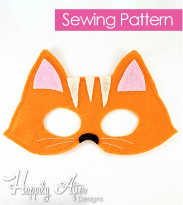 Cat Mask Printable Sewing Pattern