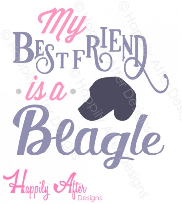 Best Friend Beagle SVG Cutting File