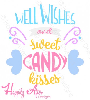 Candy Kisses SVG Cutting File