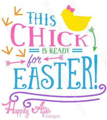 Easter Chick SVG Cutting File